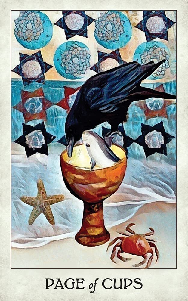 Crow Tarot: 78-Card Rider-Waite? Style Tarot Deck with Mystical Crow & Raven Artwork - Includes Guidebook, Intuitive Meanings, and Custom Spread for Beginners & Experts