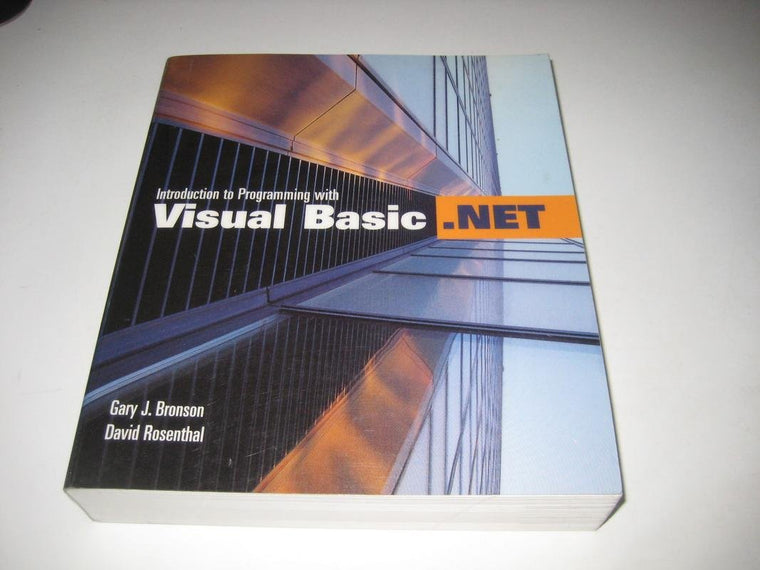 Introduction To Programming With Visual Basic .NET