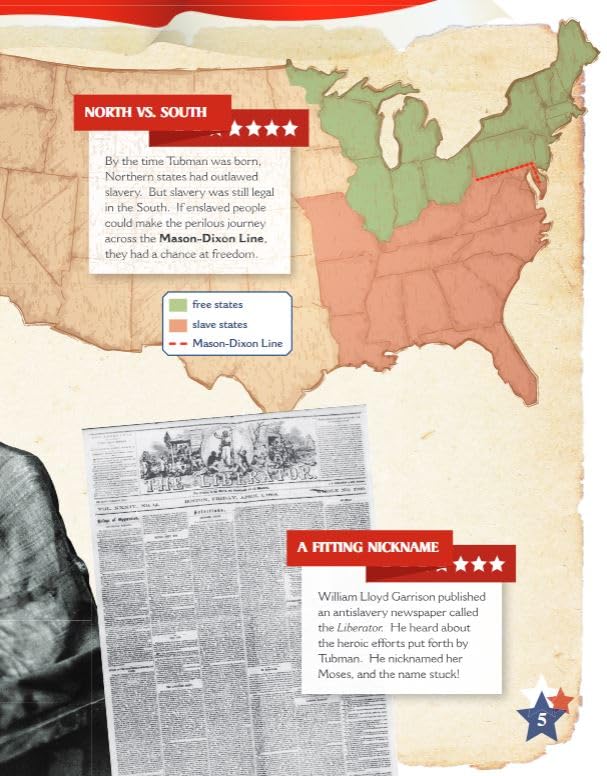 Harriet Tubman: Leading Others to Liberty - Social Studies Book for Kids - Great for School Projects and Book Reports (Social Studies: Informational Text)