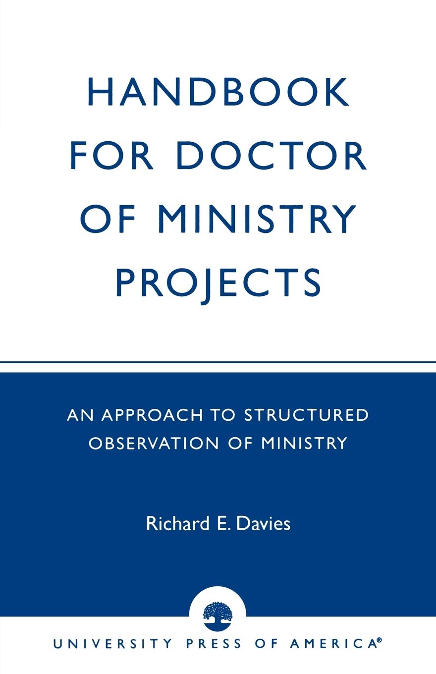 Handbook for Doctor of Ministry Projects