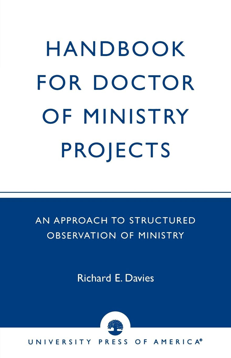 Handbook for Doctor of Ministry Projects