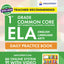 1st Grade Common Core ELA (English Language Arts): Daily Practice Workbook | 300+ Practice Questions and Video Explanations | Common Core State ... Standards Aligned (NGSS) ELA Workbooks)