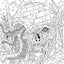 Mythogoria: Frozen Nightmares: A Chilling Horror Coloring Book