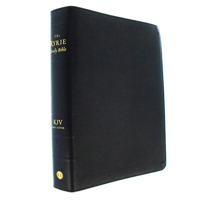 The Ryrie KJV Study Bible Genuine Leather Black Red Letter (King James Version)