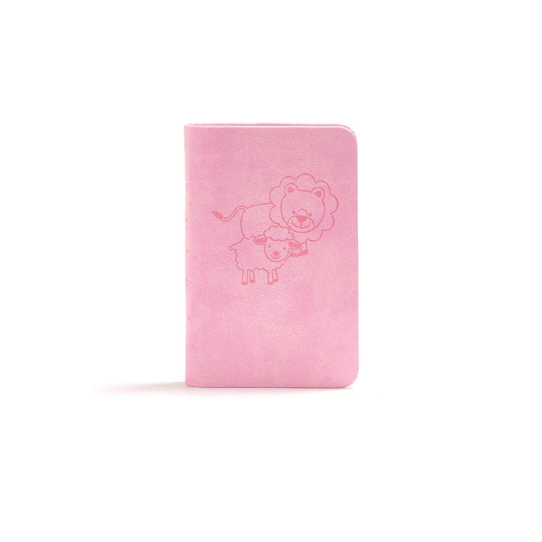 CSB Baby's New Testament with Psalms, Pink Imitation Leather, Red Letter, Presentation Page, Gift Box, Keepsake, Easy-to-Read Bible Serif Type