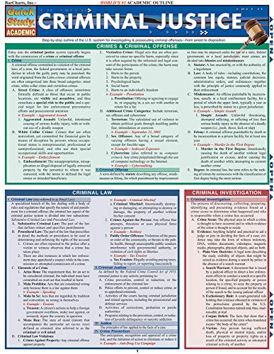 Criminal Justice (Quick Study Academic)