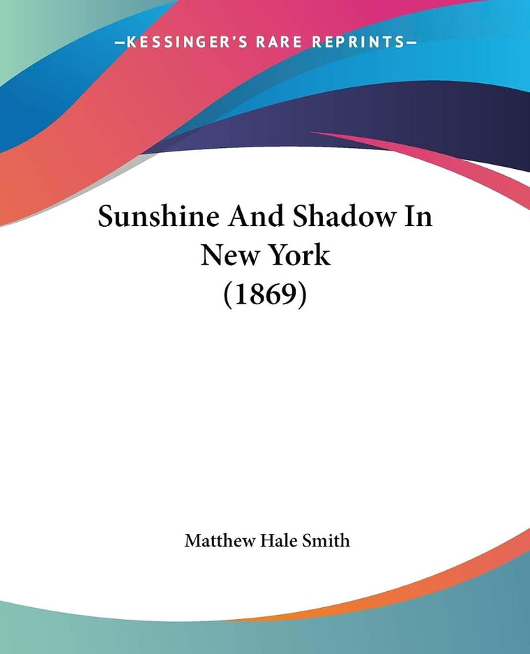 Sunshine And Shadow In New York (1869)