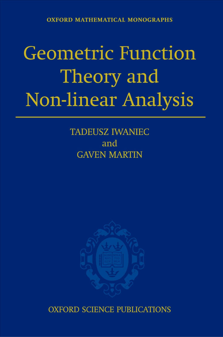 Geometric Function Theory and Non-linear Analysis