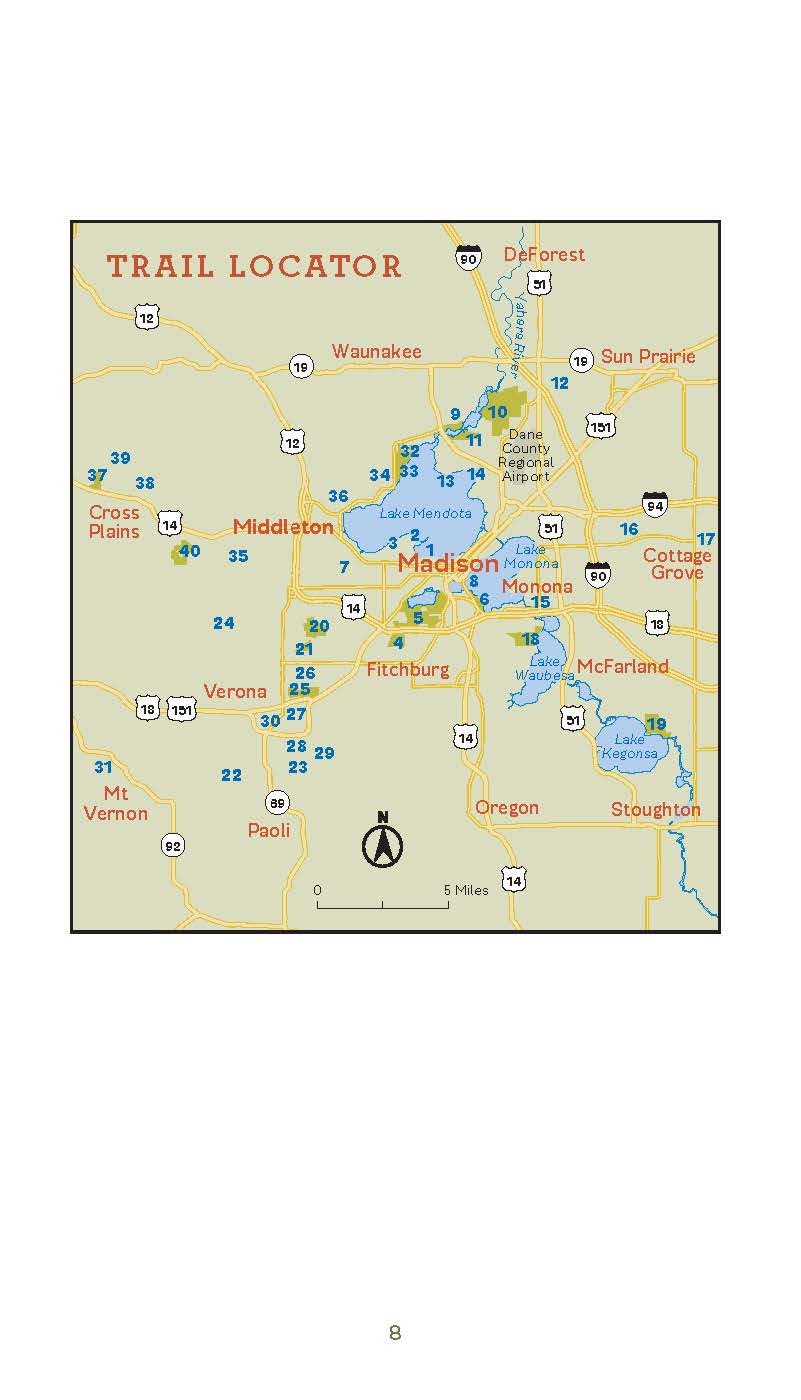 Urban Trails Madison: Downtown * UW Campus * Dane County * Ice Age Trail