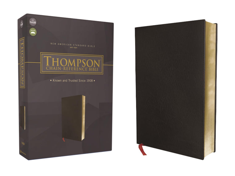 NASB, Thompson Chain-Reference Bible, Bonded Leather, Black,