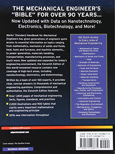Marks' Standard Handbook for Mechanical Engineers 11th Edition