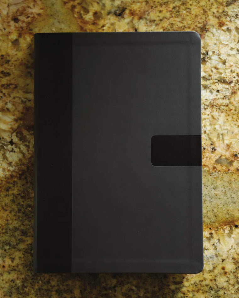 NIV, Super Giant Print Reference Bible, Leathersoft, Gray, R