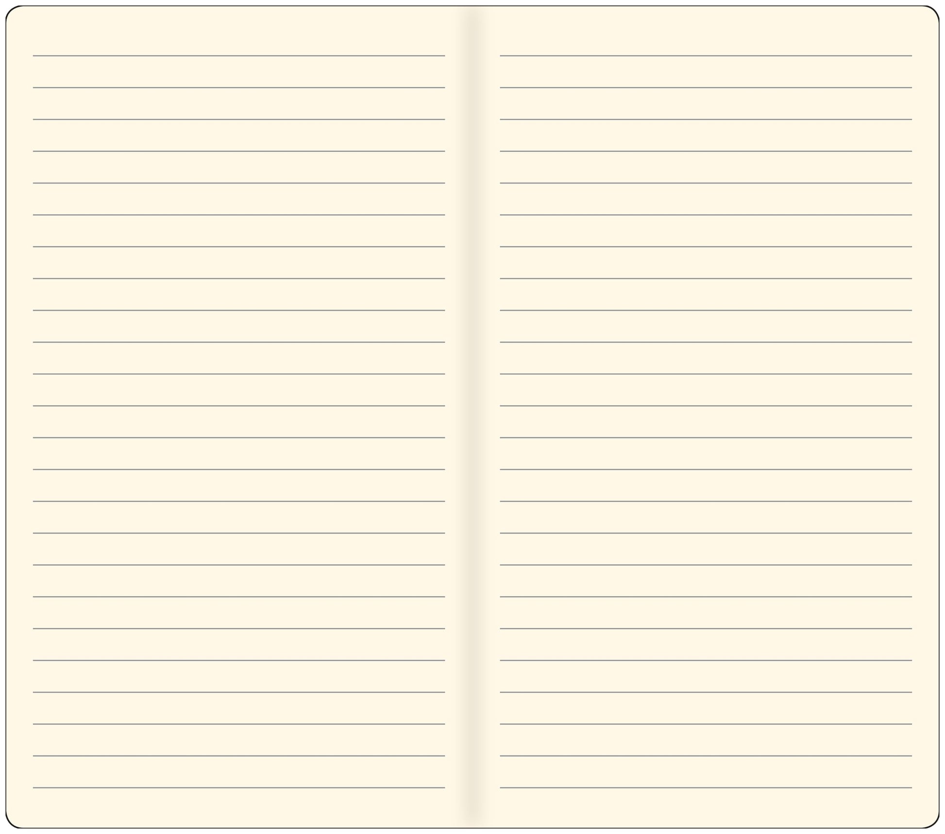 Lined Paper Refill (Inserts for Voyager Notebooks)