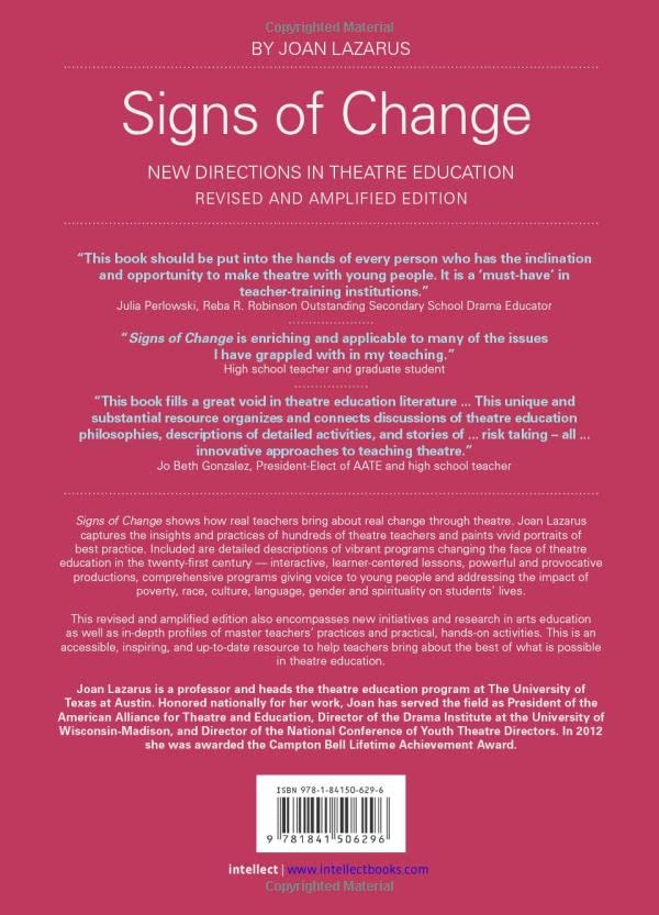 Signs of Change: New Directions in Theatre Education (Theatre in Education)