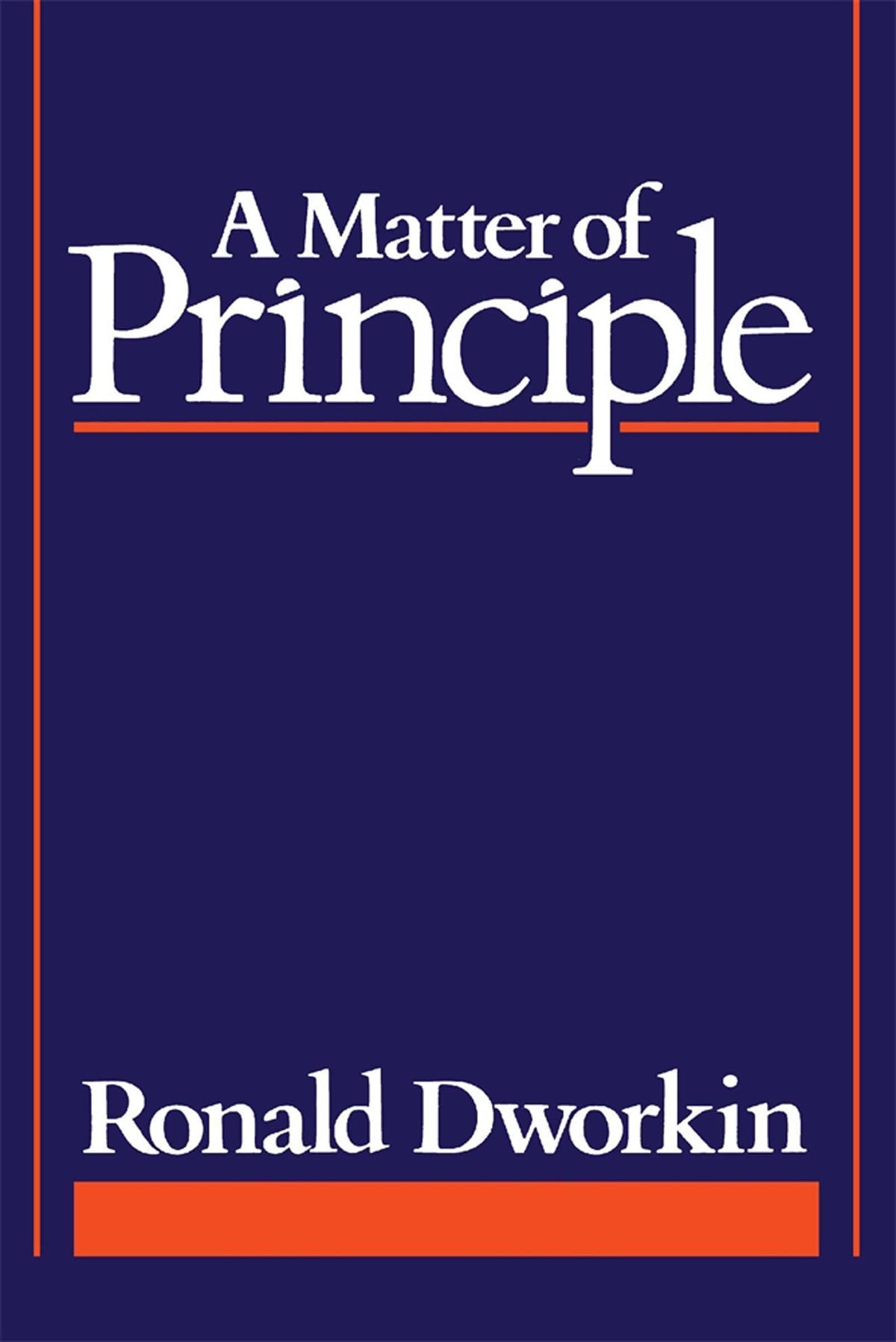 A Matter of Principle