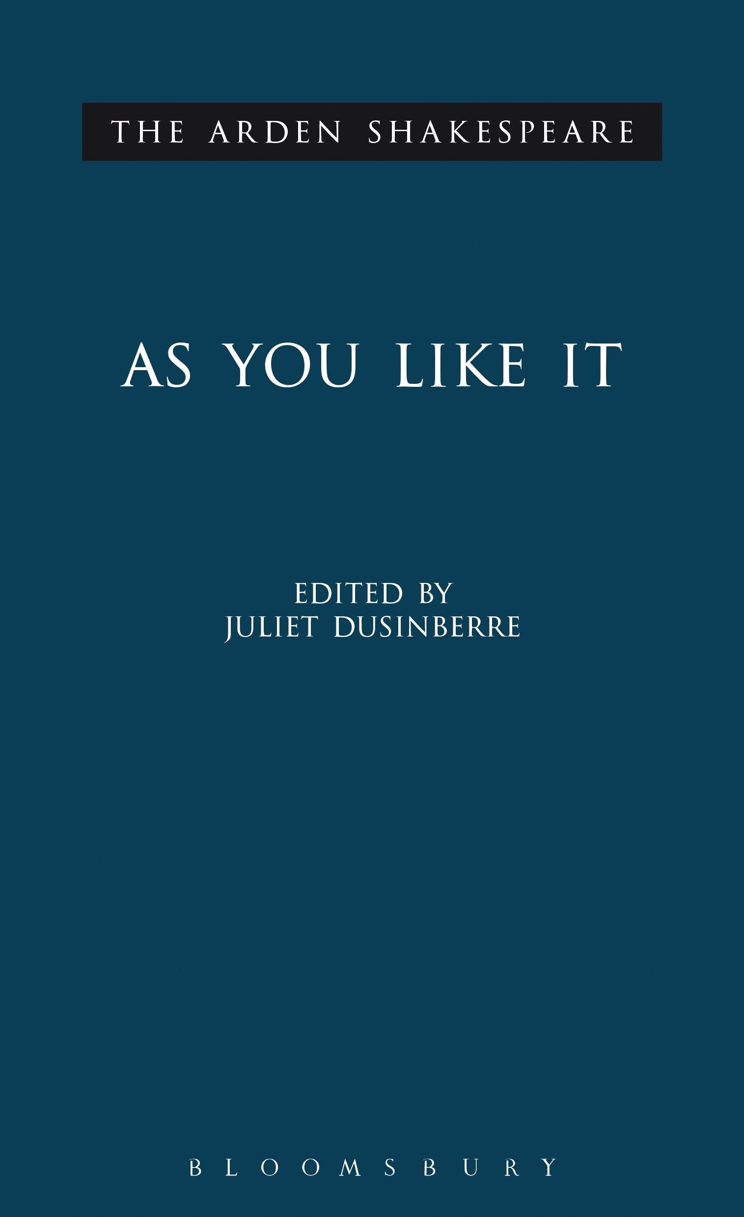 As You Like It (Arden Shakespeare: Third Series)