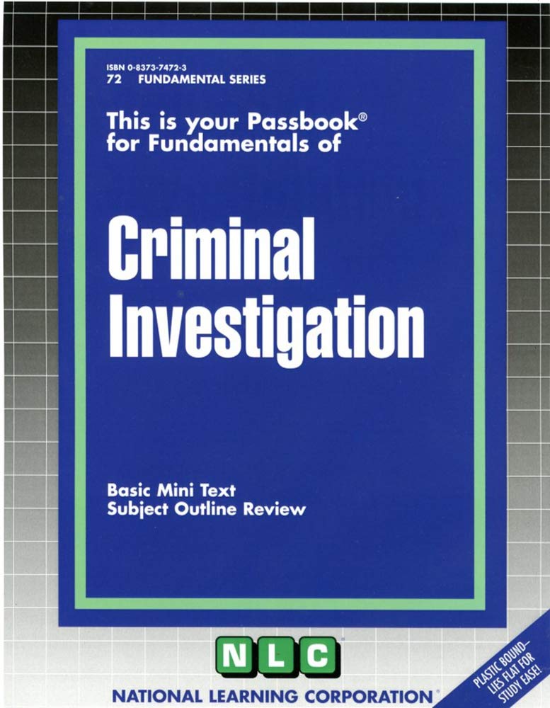 CRIMINAL INVESTIGATION (Fundamental Series) (Passbooks)