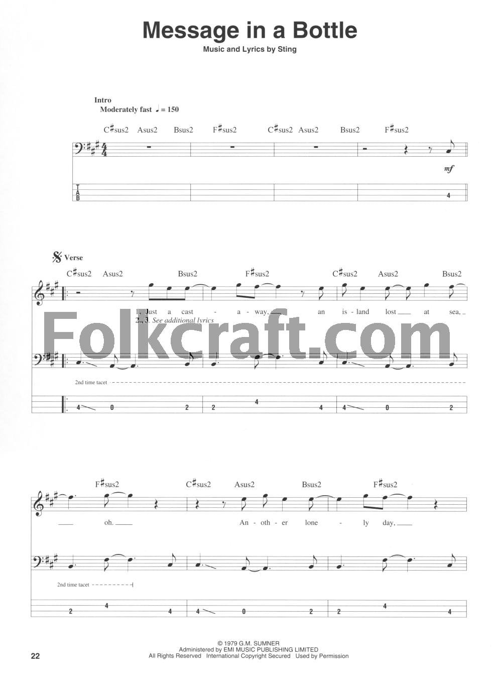 Pop/Rock: Bass Play-Along Volume 3 by Hal Leonard Corp.