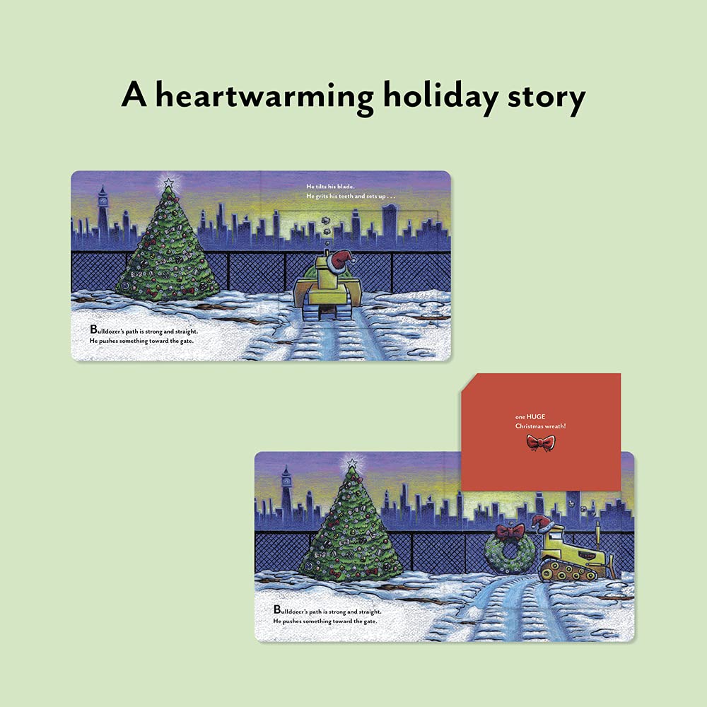 Construction Site Merry and Bright: A Christmas Lift-the-Flap Book (Goodnight Construction Site)