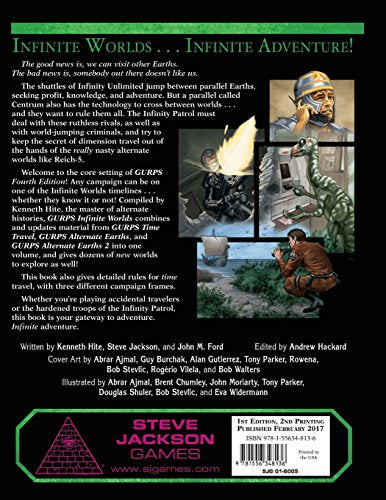 GURPS Infinite Worlds — back cover