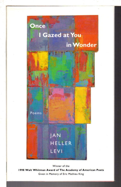 Once I Gazed at You in Wonder: Poems