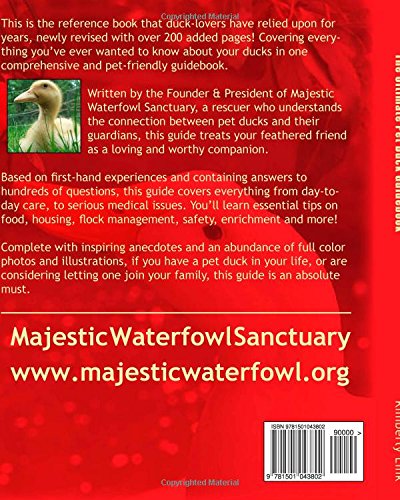 The Ultimate Pet Duck Guidebook: All the things you need to know before bringing home your feathered friend.