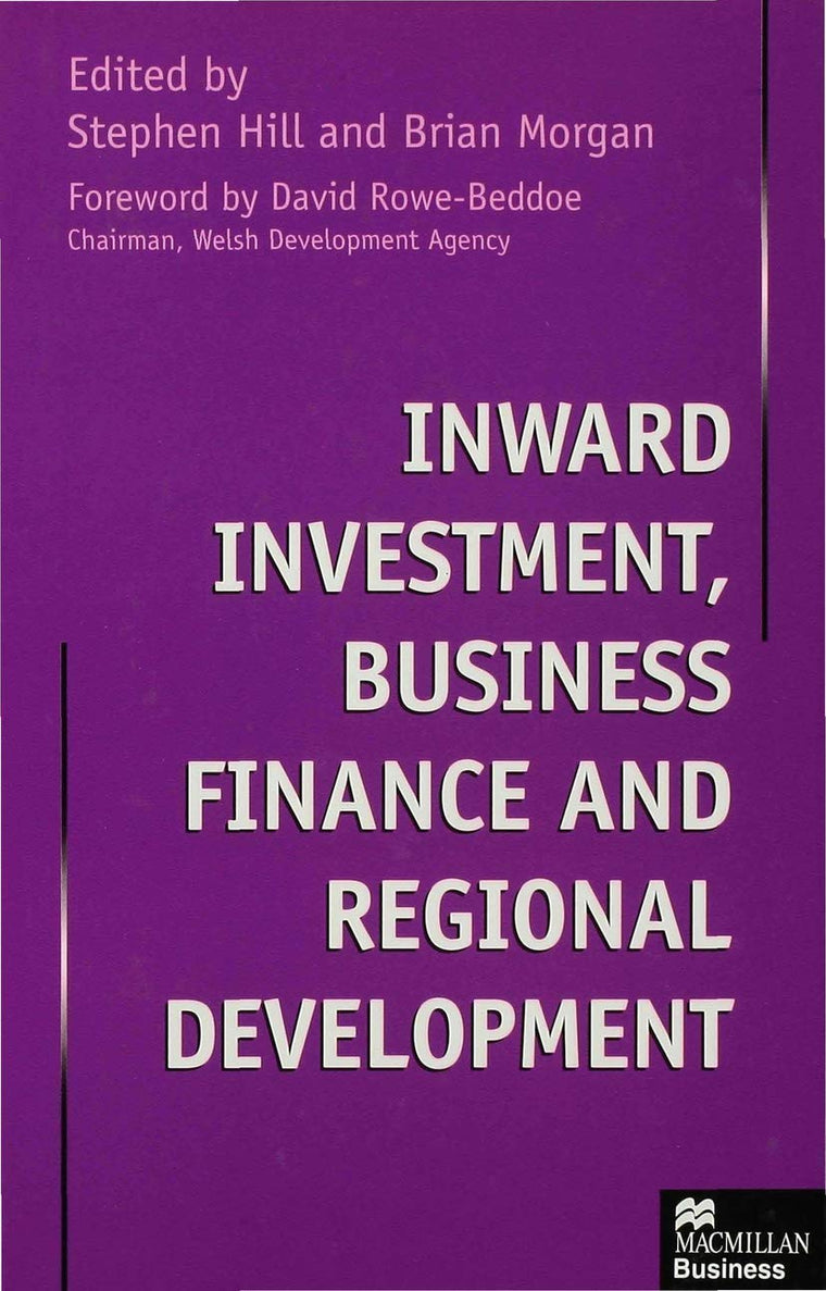 Inward Investment, Business Finance and Regional Development (MacMillan Business)
