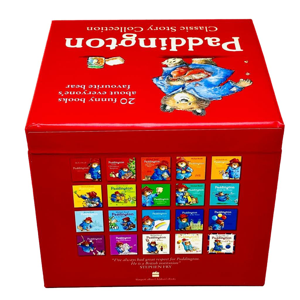 Paddington Classic Story Collection 20 Books Box Set (Paddington, At the Zoo , at St Paul's, the Marmalade Maze, at the Palace , The Tower , the Grand Tour, At The Carnival & More)