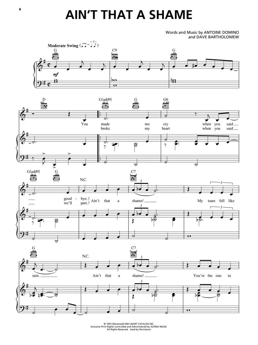 The Great American Songbook - Pop/Rock Era: Music and Lyrics for 100 Classic Songs - Vocal, Guitar, and Piano Sheet Music Book with Significant Songs - Piano and Guitar Sheet Music Book with Lyrics