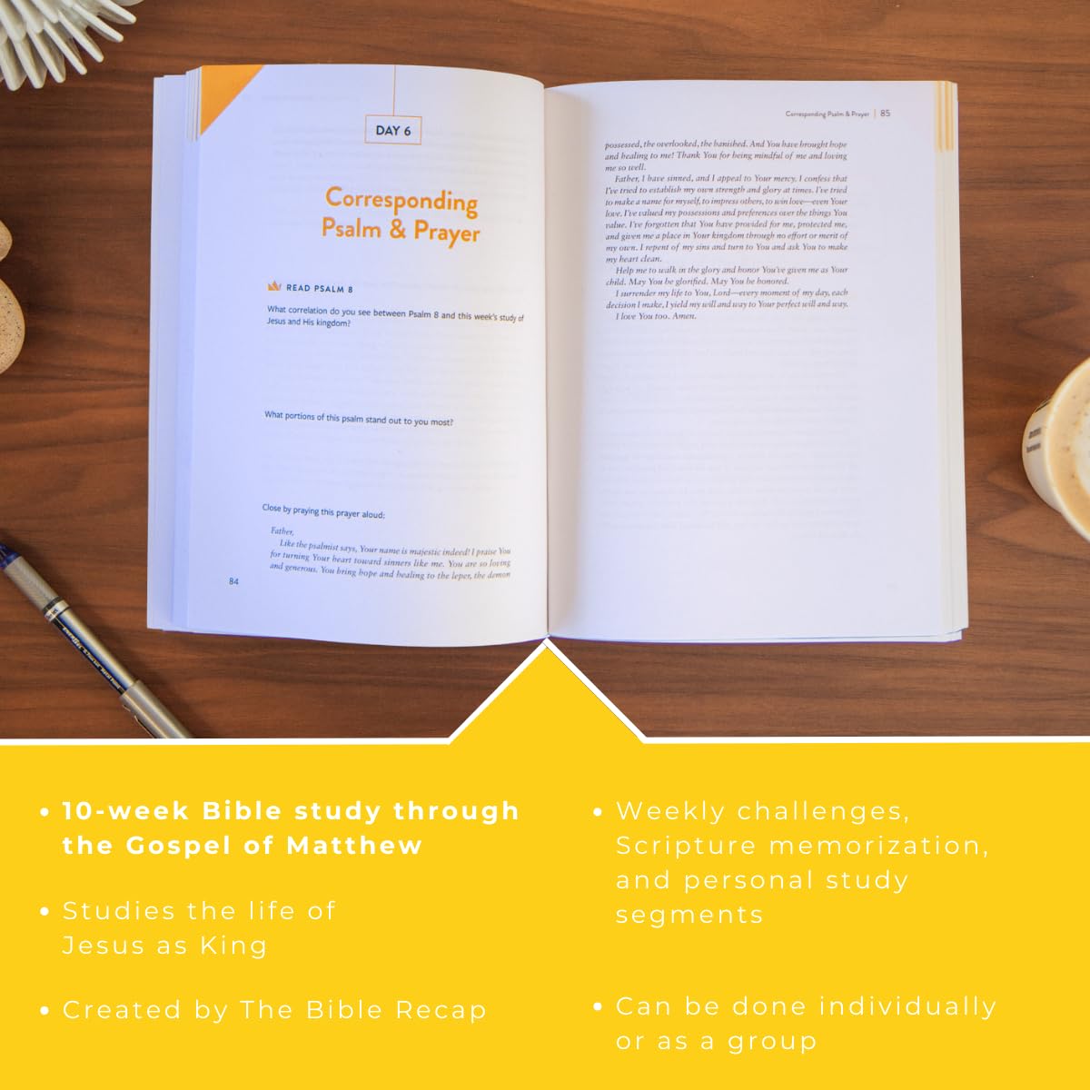 Knowing Jesus as King: A 10-Session Bible Study on the Gospel of Matthew-For Individual or Group Study -Includes Daily Readings, Teachings, Questions, ... (The Bible Recap Knowing Jesus Series)