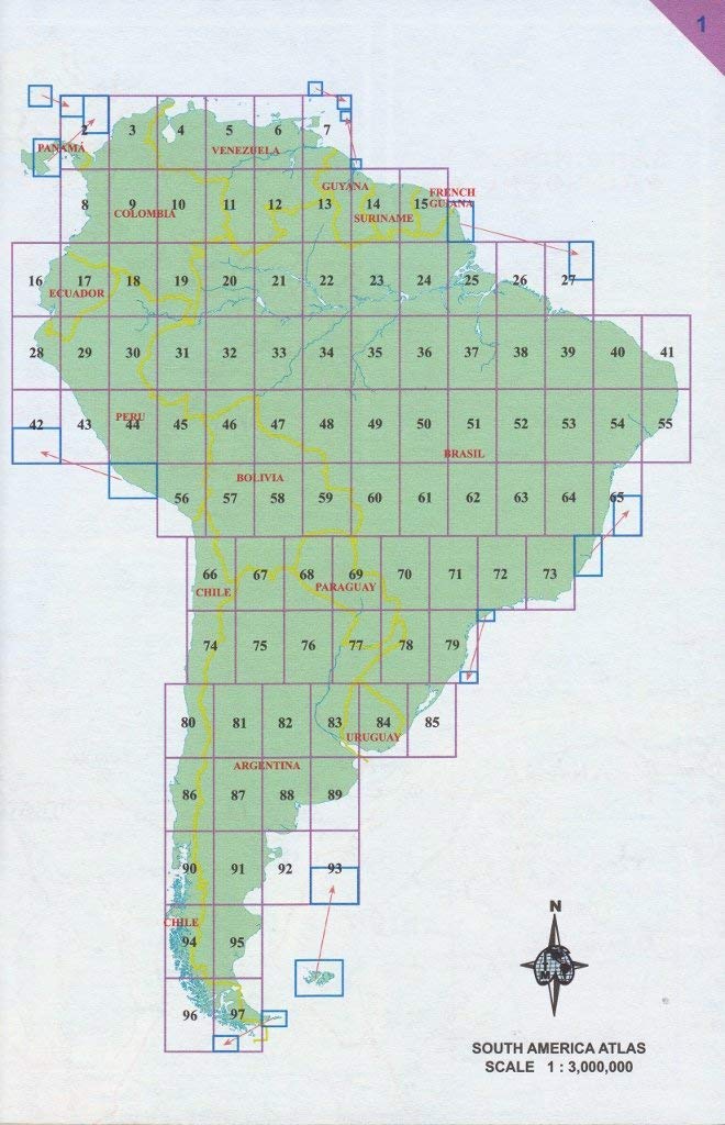 South America 1:3,000,000 Travel Atlas by ITM Canada