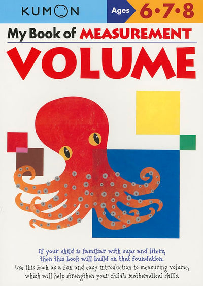 Kumon My Book Of Measurement: Volume (A Kumon Workbook)