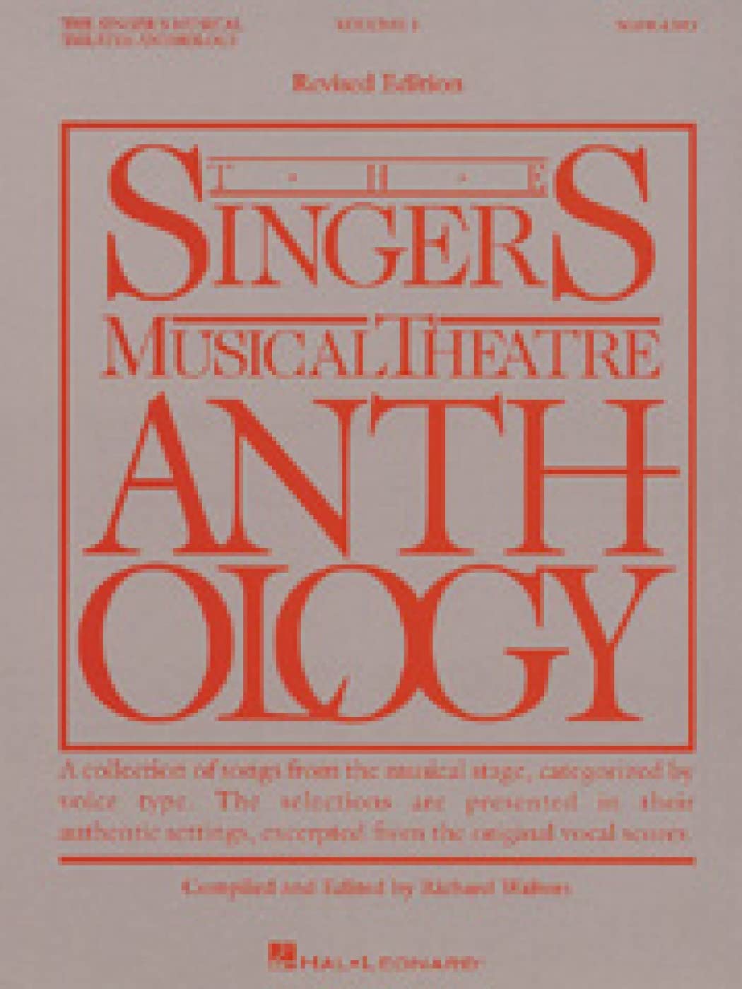 The Singer's Musical Theatre Anthology: Soprano Vol. I