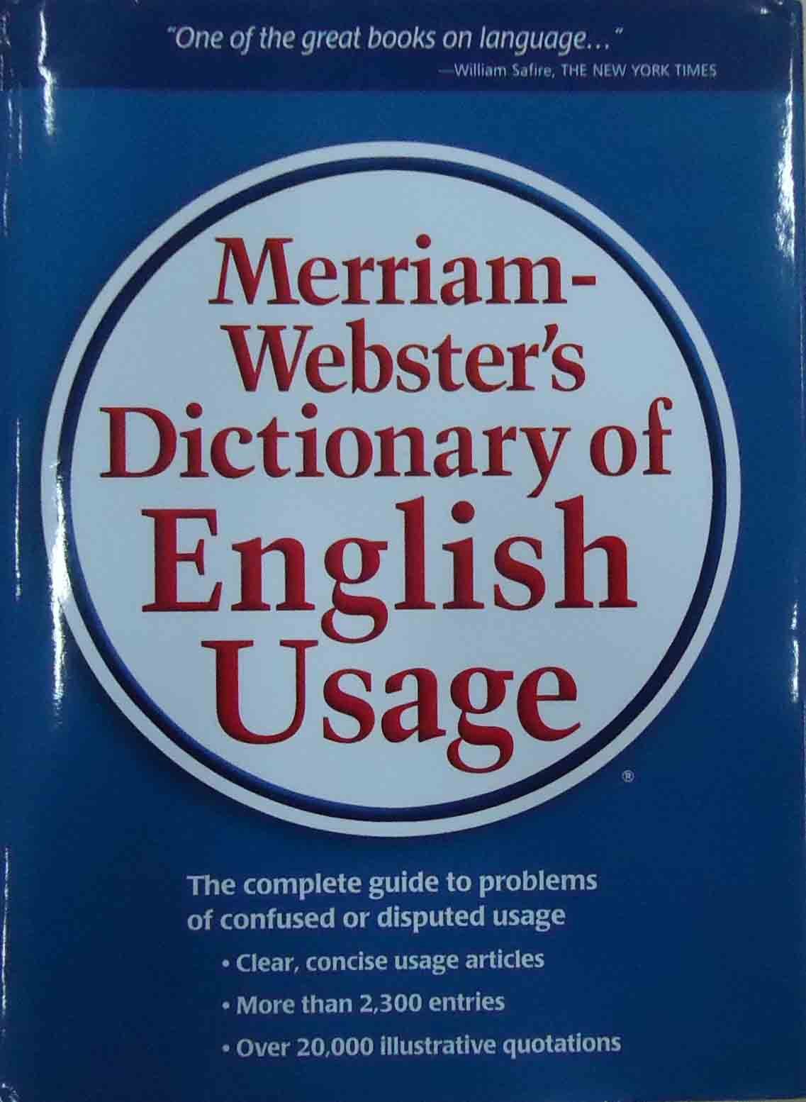 Merriam-Webster's Dictionary of English Usage