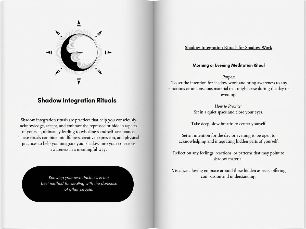 Carl Jung-Based Shadow Work Journal and Workbook for Deep Healing: Guided Prompts for Emotional Healing, Trauma Recovery, and Mindful Living