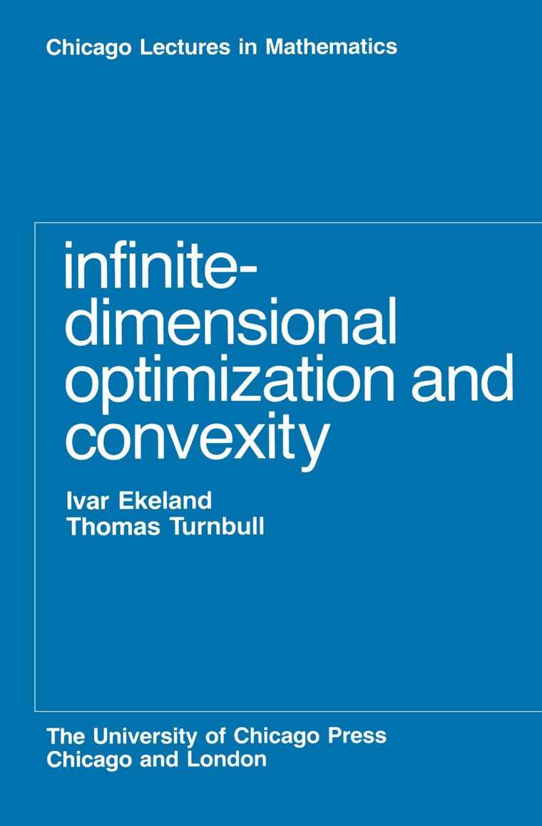 Infinite-Dimensional Optimization and Convexity (Chicago Lectures in Mathematics)