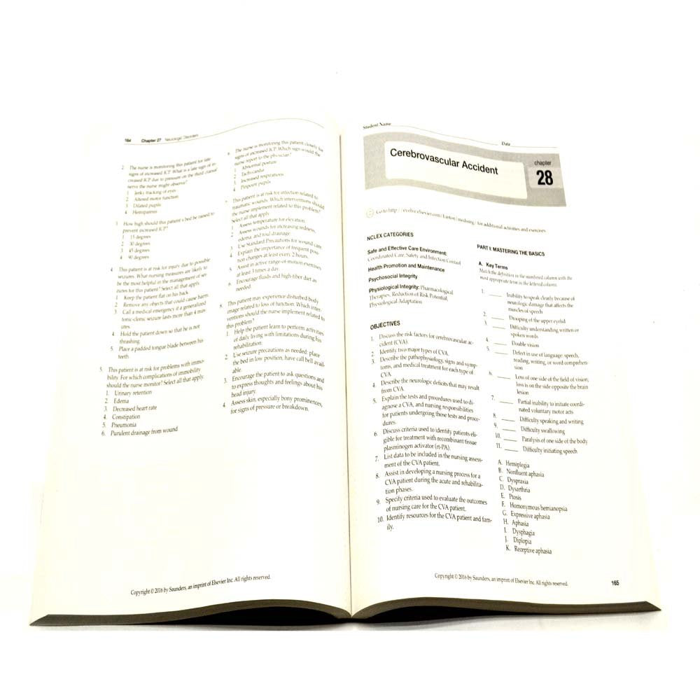 Study Guide for Introduction to Medical-Surgical Nursing