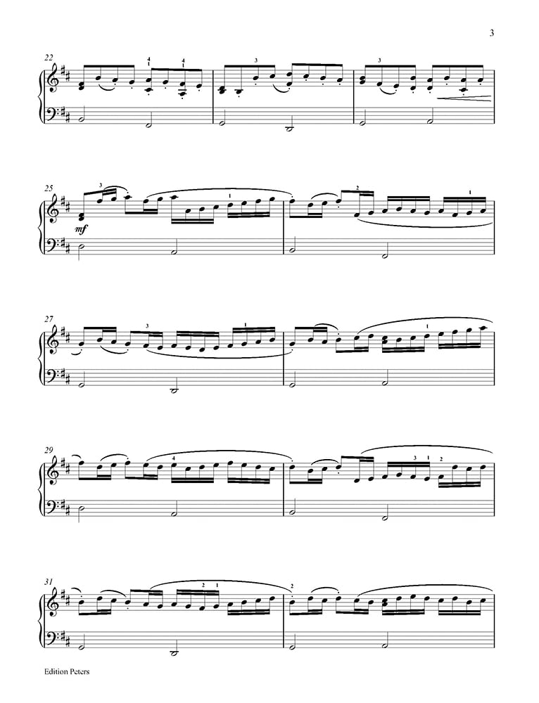 Canon in D (Arranged for Piano): Sheet (Edition Peters)