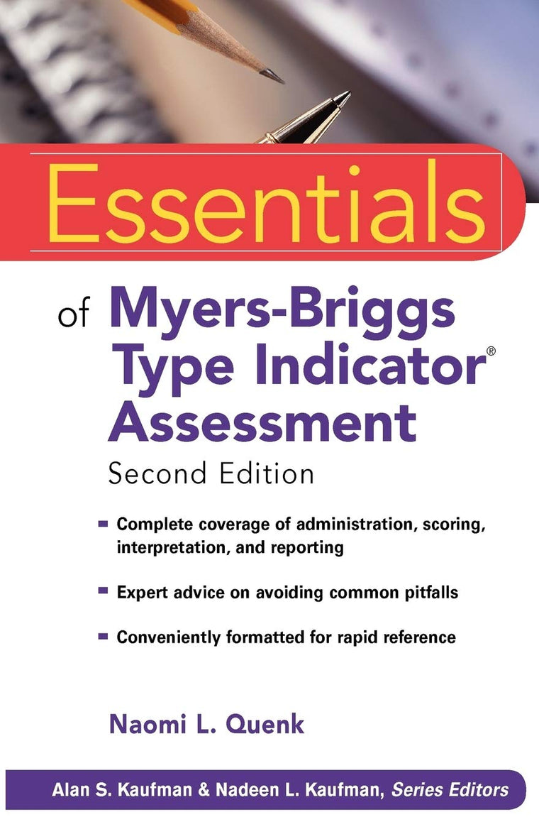 Essentials of Myers-Briggs Type Indicator Assessment by Quen