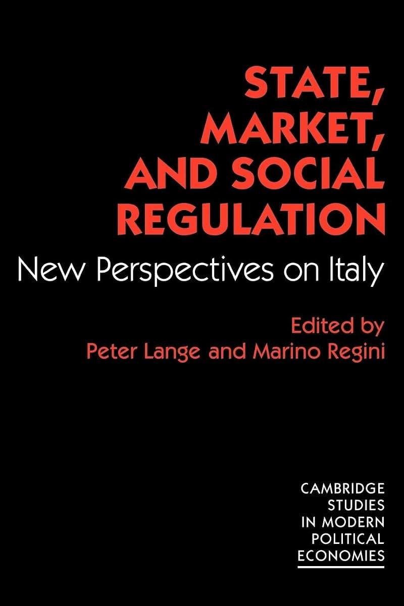 State, Market and Social Regulation: New Perspectives on Italy (Cambridge Studies in Modern Political Economies)