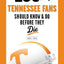 100 Things Tennessee Fans Should Know & Do Before They Die (100 Things...Fans Should Know)