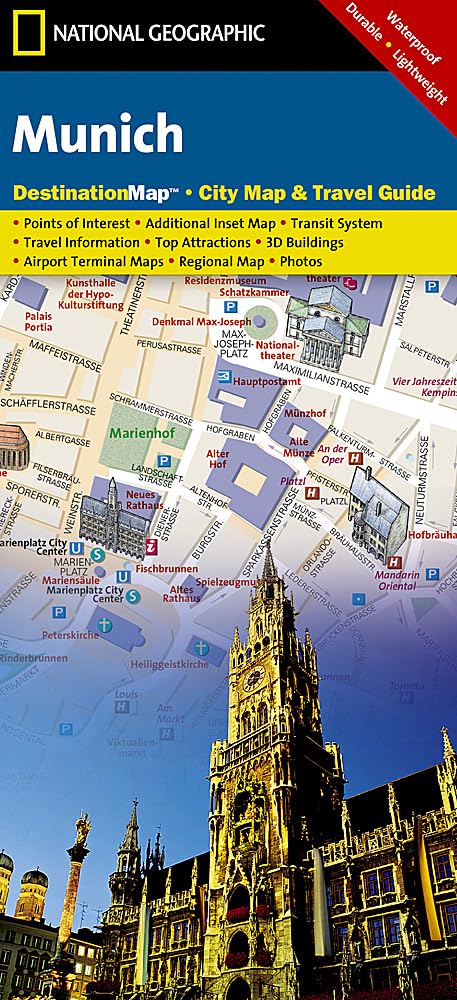 Munich Map (National Geographic Destination City Map)