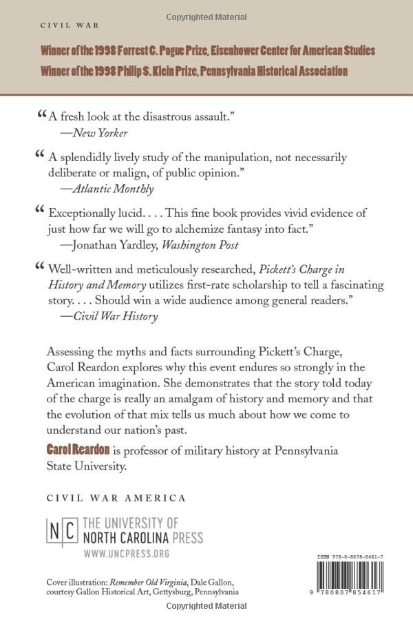 Pickett's Charge in History and Memory