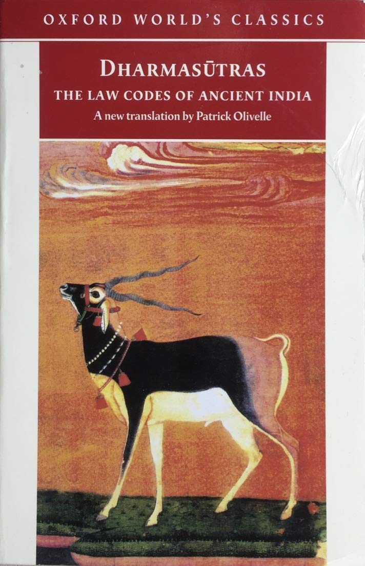 Dharmasutras by Olivelle, Patrick