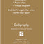 Calligraphy i-Clip Magnetic Page Markers (Set of 8 Magnetic Bookmarks)