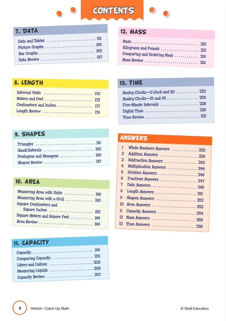 Catch-Up Math: 3rd Grade