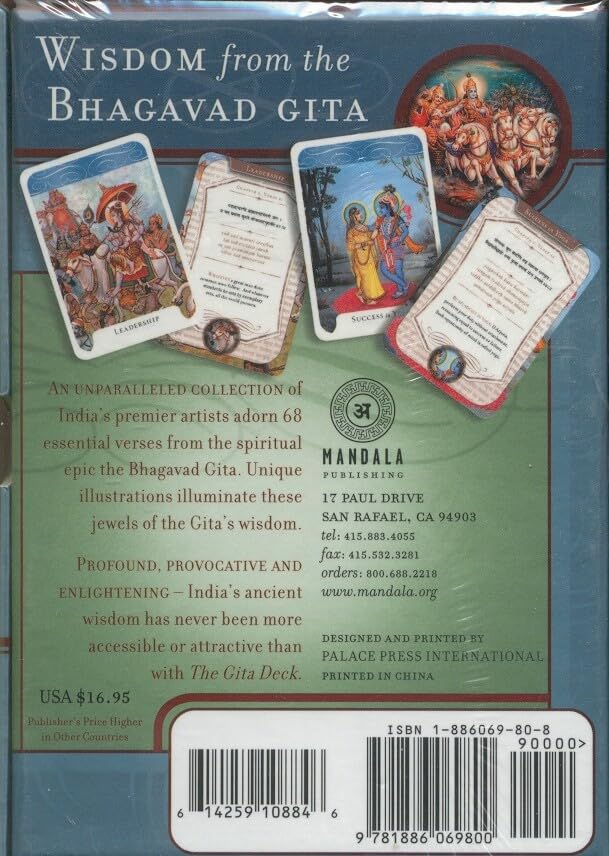 The Gita Deck: Wisdom From the Bhagavad Gita by Mandala Publ