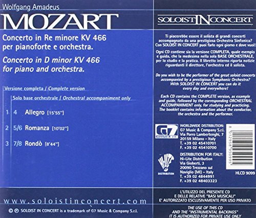 Mozart Concerto No. 20 in D Minor, KV466: Book with Online Audio