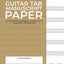 Guitar Tablature Manuscript Paper Standard Edition 64 Pages for Music Notation and Chord Diagrams