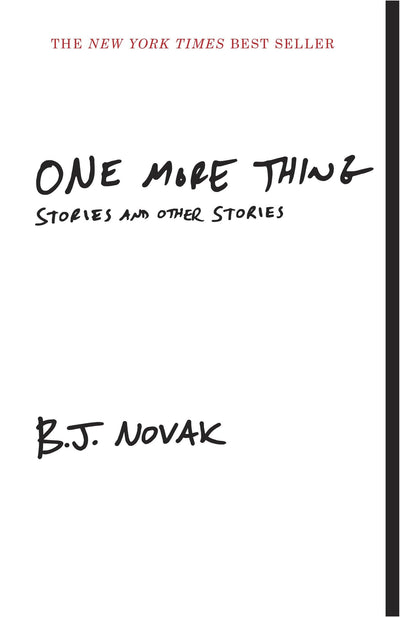 One More Thing: Stories and Other Stories (Vintage Contemporaries)